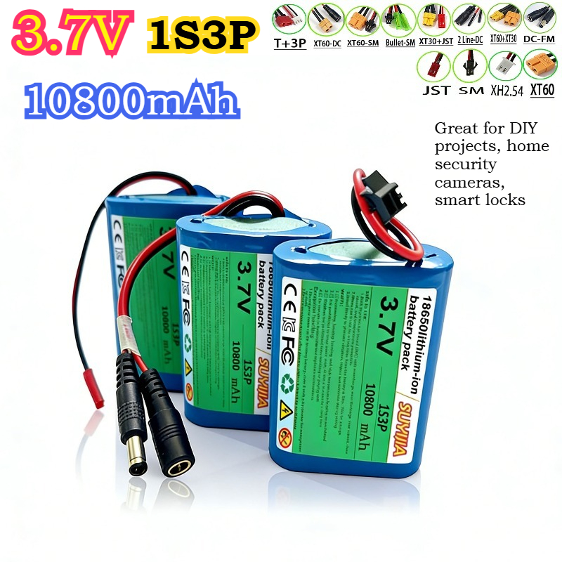 3.7V 10800mAh 1S3P 18650 Nowy  – Home Security Robots recenzja i cena