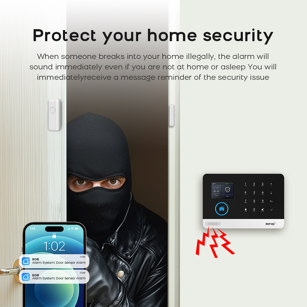 4G GSM Wifi bezprzewodowy Syst – Home Security Front Door Camera recenzja i cena
