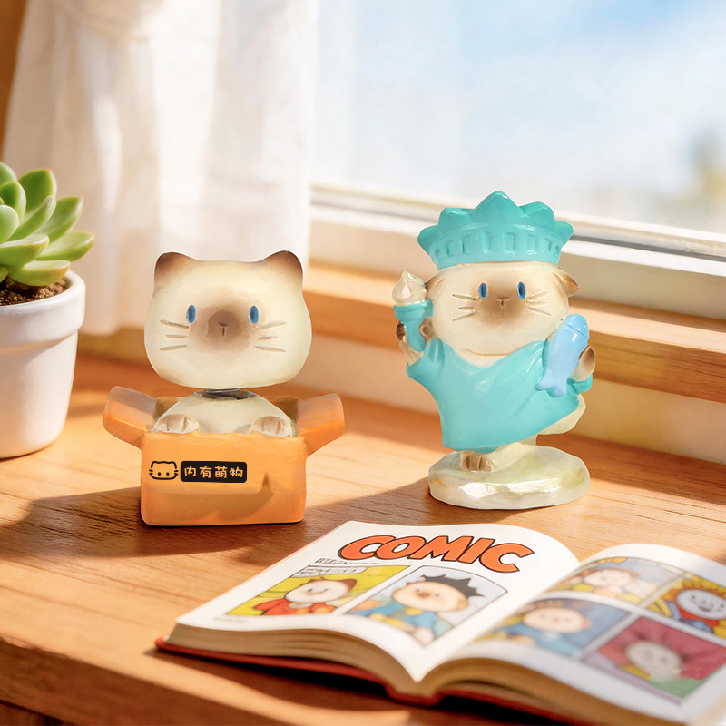 Urocza figurka kota w pudełku  – Home Security Box recenzja i cena